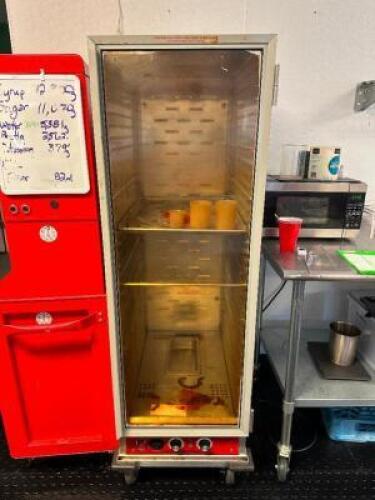 Full Size Non-Insulated Heated Holding / Proofing Cabinet with Clear Door