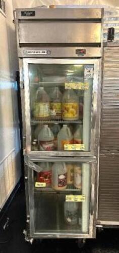 24 CU. FT. Horizon Series Half-Glass Door Refrigerator
