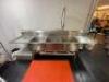 10' THREE COMPARTMENT SINK WITH SPRAYER, FAUCET, AND DRAINBOARDS - 4