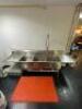 10' THREE COMPARTMENT SINK WITH SPRAYER, FAUCET, AND DRAINBOARDS - 5