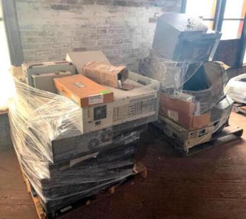 (2) - PALLETS OF ASSORTED COMPUTER AND ELECTRONIC PARTS