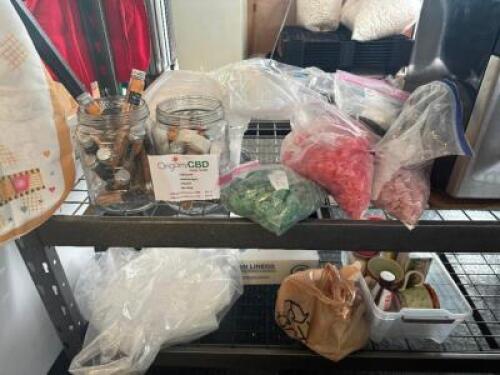 ASSORTED DECORATIONS AND SMALL WARE