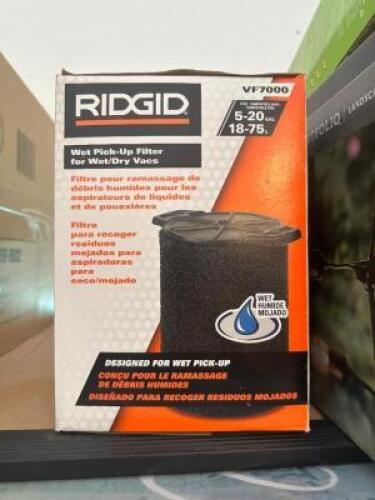 RIDGID WET PICK UP FILTER