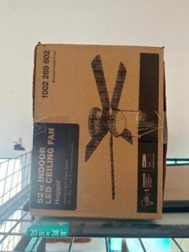 52" INDOOR LED CEILING FAN