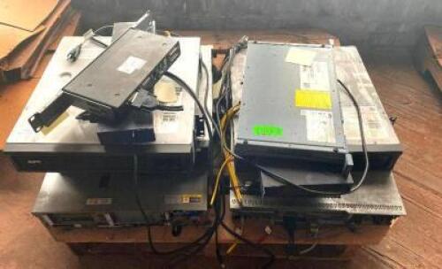 PALLET OF ASSORTED ELECTRICAL MODULES AND HARDDRIVES