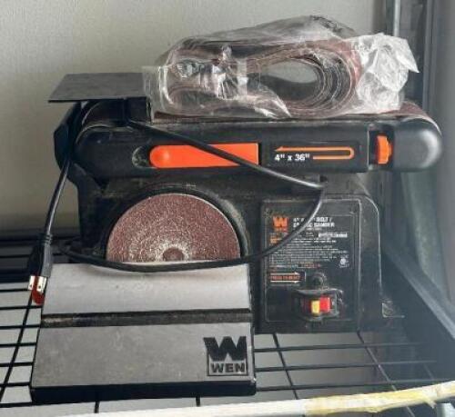 4" X 36" BELT SANDER / DISC SANDER