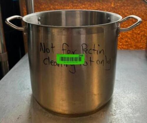 DESCRIPTION: STOCK POT SIZE: 11.5"X10" QTY: 1