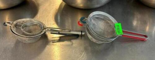 DESCRIPTION: (6) ASSORTED SIEVES QTY: 6
