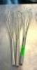 DESCRIPTION: (3) LARGE WHISKS SIZE: SEE PHOTOS QTY: 3