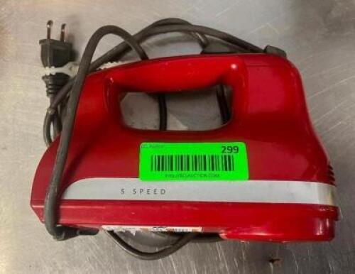 DESCRIPTION: HANDHELD MXIER BRAND/MODEL: KITCHENAID QTY: 1