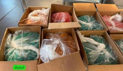 DESCRIPTION: (6) BOXES OF GUMMY CBD EDIBLES INFORMATION: SEE PHOTOS FOR TYPES SIZE: 1000-3000 PIECES PER BOX QTY: 6
