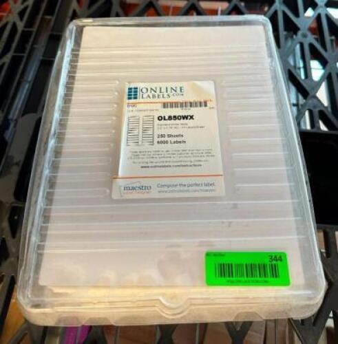 DESCRIPTION: (4) PACKS OF 250CT LABELS QTY: 4