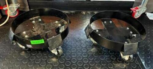 DESCRIPTION: (2) 14" TRASH BIN DOLLIES QTY: 2