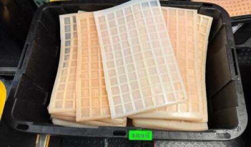 DESCRIPTION: BIN OF ASSORTED SILICONE CANDY MOLDS QTY: 1
