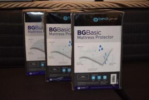 THREE FULL MATTRESS PROTECTORS