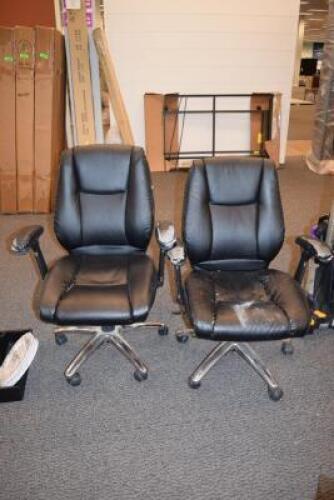 TWO OFFICE CHAIRS