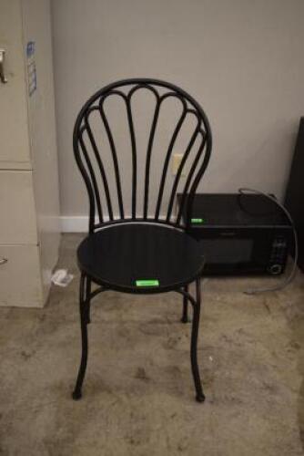 BLACK ROD IRON CHAIR
