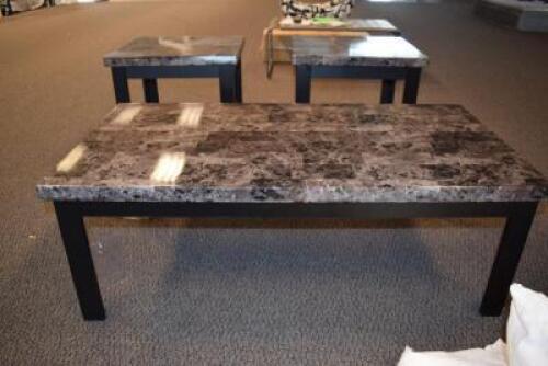 COFFEE TABLE TWO END TABLES