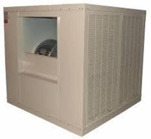 DESCRIPTION: (1) DUCTED EVAPORATIVE COOLER BRAND/MODEL: CHAMPION #5FTT5 SIZE: 4000 TO 10,000 SQ FT, 14,000 TO 21,000 CFM, 2 IN PAD THICK RETAIL$: $426