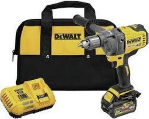 DESCRIPTION: (1) MIXER / DRILL KIT WITH CARRY BAG BRAND/MODEL: DEWALT #DCD130T1 INFORMATION: YELLOW RETAIL$: $379.00 EA QTY: 1