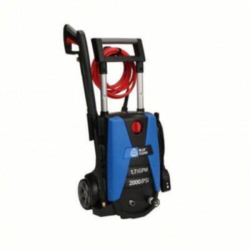 DESCRIPTION: (1) ELECTRIC MOTOR DRIVEN PRESSURE WASHER BRAND/MODEL: AR BLUE CLEAN #61HL17 INFORMATION: BLUE SIZE: 2,000 PSI OP PRESSURE RETAIL$: $340.