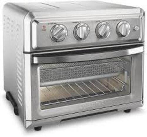DESCRIPTION: (1) AIRFRYER TOASTER OVEN BRAND/MODEL: CUISINART INFORMATION: STAINLESS STEEL RETAIL$: $148.88 EA QTY: 1