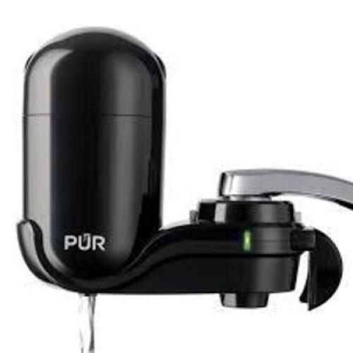 DESCRIPTION: (1) FAUCET FILTRATION SYSTEM BRAND/MODEL: PUR INFORMATION: BLACK RETAIL$: $23.72 EA QTY: 1