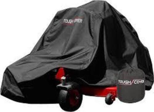 DESCRIPTION: (1) ZERO TURN MOWER COVER BRAND/MODEL: POWERCARE #1006-966-185 INFORMATION: BLACK SIZE: 42X75X57X33 RETAIL$: $54.98 EA QTY: 1