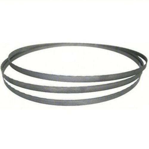 DESCRIPTION: (4) PORTABLE BAND SAW BLADES BRAND/MODEL: WESTWARD #46TX86 INFORMATION: METAL SIZE: 18, 1/2 IN BLADE WD, 0.02 IN BLADE THICK, 3 PK RETAIL