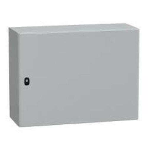 DESCRIPTION: (2) WALL MOUNTED STEEL ENCLOSURE BRAND/MODEL: SCHNEIDER #NSYS3D6830P INFORMATION: GRAY RETAIL$: $580.99 EA QTY: 2