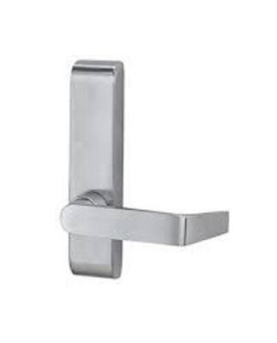 DESCRIPTION: (2) DOOR LEVER KNOB BRAND/MODEL: VON DUPRIN INFORMATION: BRUSHED NICLE SIZE: 1-3/4" RETAIL$: $608.52 EA QTY: 2