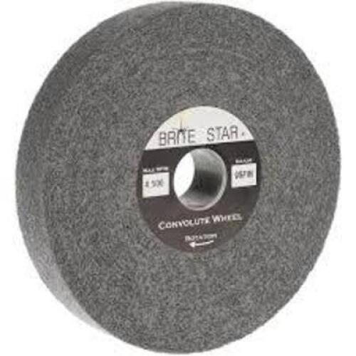 DESCRIPTION: (4) HEAVY DUTY DEBURRING WHEEL BRAND/MODEL: BRITE STAR #9SMED SIZE: 6" X 1/2" X 1" RETAIL$: $27.99 EA QTY: 4