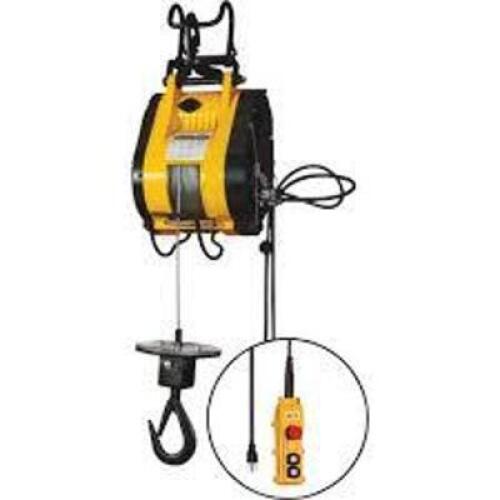 DESCRIPTION: (1) LIFTING ELECTRIC WIRE ROPE HOIST BRAND/MODEL: OZ LIFTING PRODUCTS #OHB500 INFORMATION: 500 LB CAPACITY SIZE: 3/16" WIRE ROPE, 115/1/6