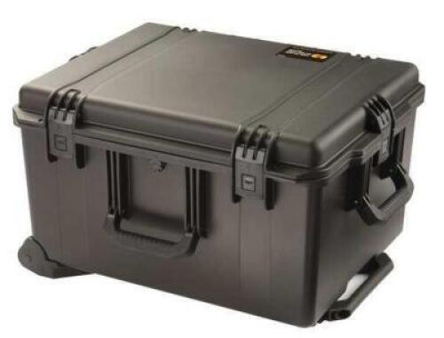 DESCRIPTION: (1) PELICAN STORM CASE BRAND/MODEL: PELICAN/IM2750 INFORMATION: TELESCOPING HANDLE, IN LINE WHEELS RETAIL$: $288.95 SIZE: 24.6" X 19.7" X