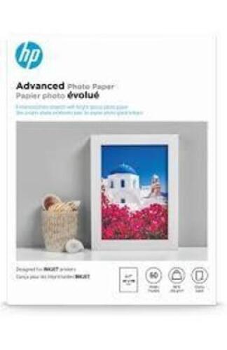 DESCRIPTION: (1) LOT OF (5) PACKS OF (60) SHEETS OF PHOTO PAPER BRAND/MODEL: HP ADVANCED #Q8690A SIZE: 5X7 RETAIL$: $28.99 PER 60 PACK QTY: 1