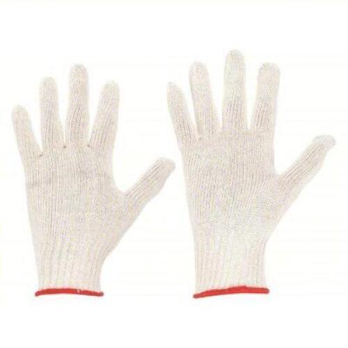 DESCRIPTION: (3) PACKS OF (12) PAIRS OF WORK GLOVES BRAND/MODEL: CORDOVA #3480L INFORMATION: WHITE COTTON AND POLYESTER SIZE: MEDIUM/LARGE RETAIL$: $6