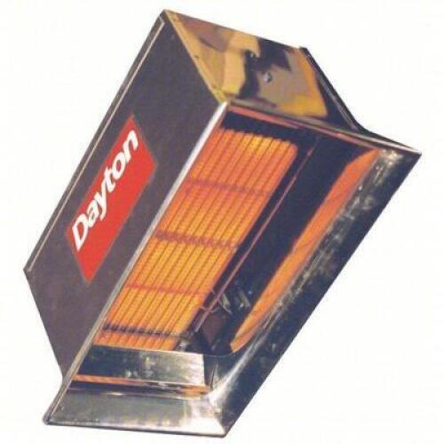 DESCRIPTION: (1) GAS INFRARED FLAT PANEL HEATERBRAND/MODEL: DAYTON #3E132EINFORMATION: 144 SQFT HEATING AREA, 120V AC,&nbsp;30000 BTUSIZE: 22 1/2" X 12 3/4" X 15 1/4"RETAIL$: $588.78 EAQTY: 1