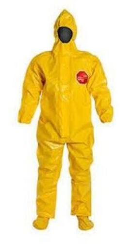DESCRIPTION: (1) CASE OF (2) DELEUXE DISPOSABLE COVERALLS BRAND/MODEL: TYCHEM 9000 INFORMATION: YELLOW SIZE: LARGE RETAIL$: $497.00 EA QTY: 1