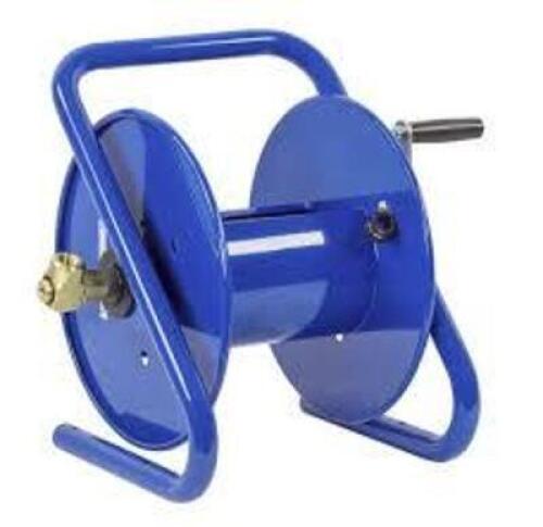 DESCRIPTION: (1) HAND CRANK HOSE REEL BRAND/MODEL: COXREELS INFORMATION: BLUE RETAIL$: $250.00 EA QTY: 1