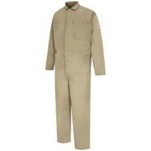 DESCRIPTION: (1) CASE OF (12) COVERALLS BRAND/MODEL: BULWARK INFORMATION: KAKI SIZE: 44-RG RETAIL$: $85.39 A PAIR QTY: 1
