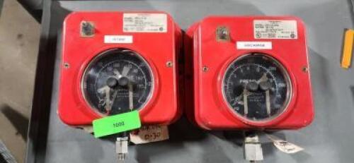 DESCRIPTION: (2) PRESSURE SWITCH GAUGES BRAND/MODEL: FW MURPHY OPLC-A-30 SIZE: 125 VAC 125 VA PILOT DUTY 0-30 PSI RETAIL$: $1,080.00 QTY: 2