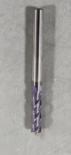 DESCRIPTION: (10) SOID CARBIDE SQ END MILL BRAND/MODEL: NIAGARA N85586 SIZE: 1/8" DIA 1/2" LOC RETAIL$: $129.90 QTY: 10