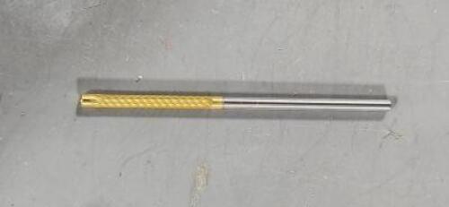 DESCRIPTION: (4) SOLID CARBIDE PILOTED DIE MILLS BRAND/MODEL: CLEVELAND BR00019 SIZE: 1/8" DIA RETAIL$: $130.40 QTY: 4