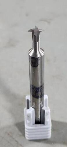DESCRIPTION: (1) SOLID CARBIDE DOUBLE ANGLE SHANK CUTTER BRAND/MODEL: HARVEY 43673102 SIZE: 1/4" DIA .033" LOC RETAIL$: $71.10 QTY: 1