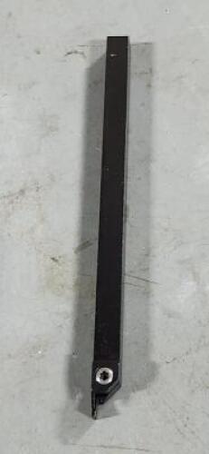 DESCRIPTION: (1) LH INDEXABLE CUTOFF TOOL HOLDER BRAND/MODEL: HERTEL 45738481 SIZE: 0.27' MAX D QTY: 1