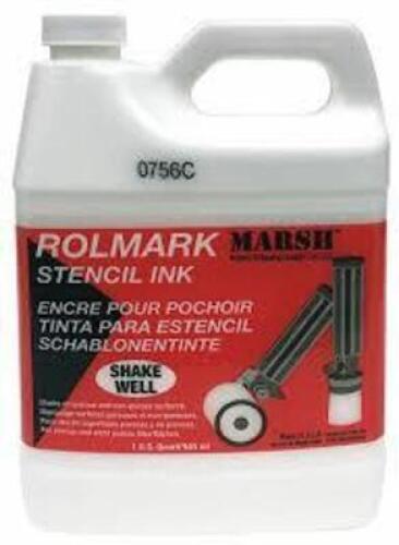 DESCRIPTION: (4) STENCIL INK BRAND/MODEL: ROLMARK BY MARSH RETAIL$: $30.00 EA QTY: 4