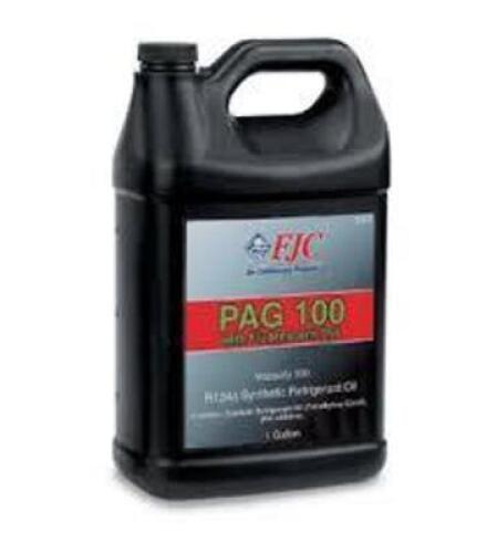 DESCRIPTION: (1) SYNTHETIC REFRIGERANT OIL BRAND/MODEL: FJC PAG 100 WITH DYE SIZE: 1 GALLON RETAIL$: $64.59 EA QTY: 1
