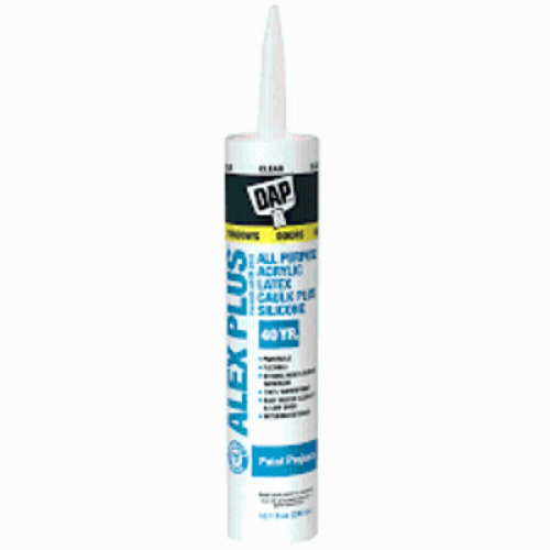 DESCRIPTION: (6) SILICONE CAULK BRAND/MODEL: DAP ALEX PLUS #788WG0 SIZE: 10 OZ RETAIL$: $7.06 EA QTY: 6