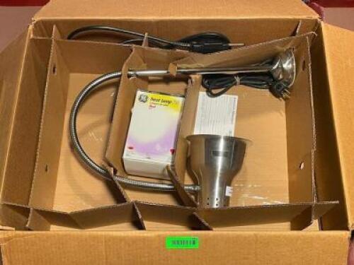 39" SINGLE FLEXIGLOW HEAT LAMP WITH BOARD AND PAN