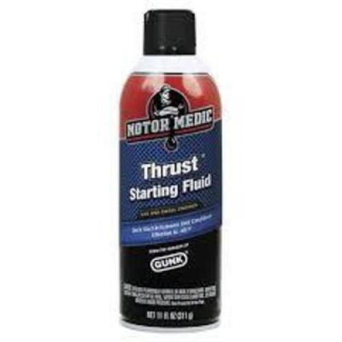 DESCRIPTION: (6) STARTING FLUID BRAND/MODEL: MOTOR MEDIC THRUST SIZE: 11 FL OZ RETAIL$: $7.69 EA QTY: 6